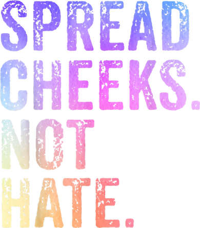 Spread Cheeks Not Hate Funny Toddler Hoodie