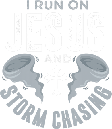 Storm Chaser Run On Jesus And Storm Chasing Tornado Mousepad