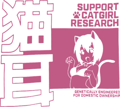 Support Catgirl Research Anime Japan Kids Hoodie