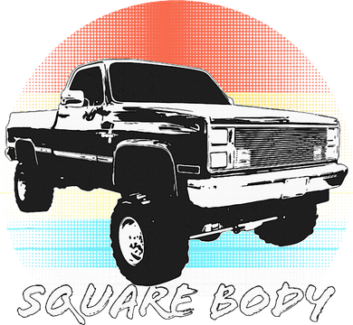 Squarebody Classic Square Body Truck Toddler Hoodie