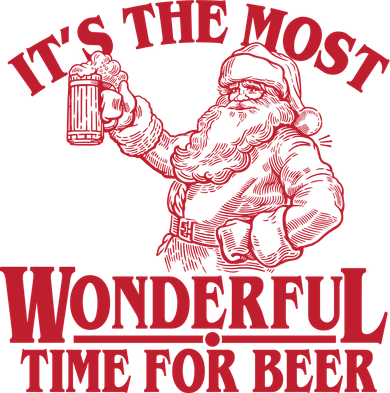 Santa Claus It's The Most Wonderful Time For A Beer Christmas Doddie Hoodie