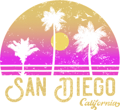 San Diego California 11oz C Handle Ceramic Mug