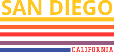 San Diego California Retro Coffee Mug