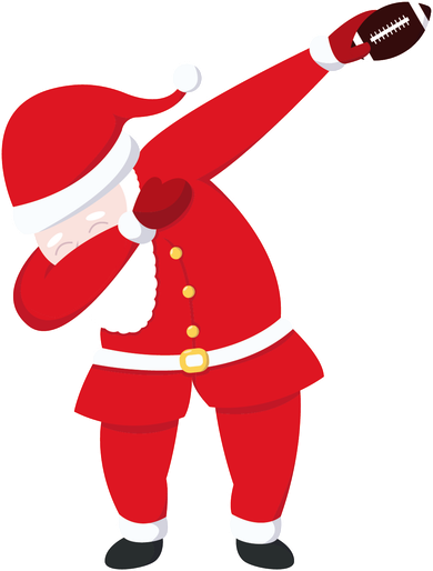 Football Dabbing Santa Women's Tank Top