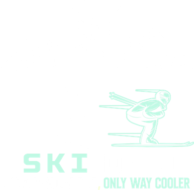 Ski Dad Funny Cute Winter Skiing Gift Kids Sweatshirt