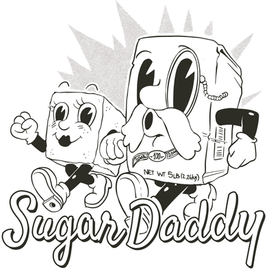 Sugar Daddy Funny Gift Button