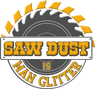 Funny Saw Dust Is Man Glitter Baby Bodysuit