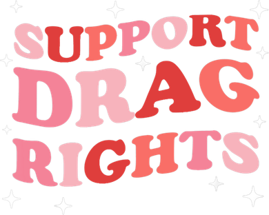 Support Drag Rights Drag Show Supporter Sassy Drag Queen Doggie Tank