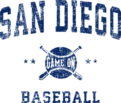 San Diego SD Vintage Baseball Throwback Retro Design Yupoong Adult 5-Panel Trucker Hat