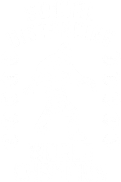 Social Distancing World Champion Sasquatch Women's Sweatshirt