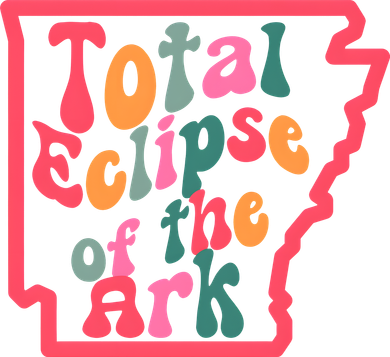 Solar Eclipse Arkansas Map Hoodie