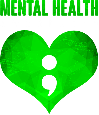 Mental Health Awareness Semicolon Women's Dry Zone Grid Polo