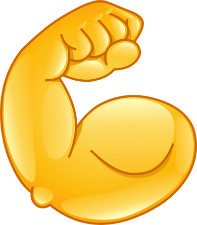 Muscle Strong Arm Flex Emoji Bucket Hat