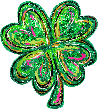 Shamrock Effect St Patricks Day Four Leaf Clover Doggie Tank