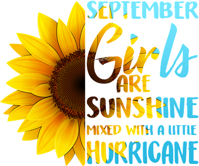 September Girls Are Sunshine Mixed With A Little Hurricane Coaster
