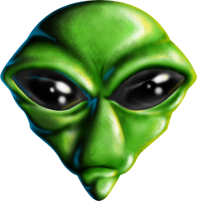 Alien Head Button