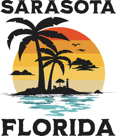 Sarasota Florida Beach Summer Vacation Apron