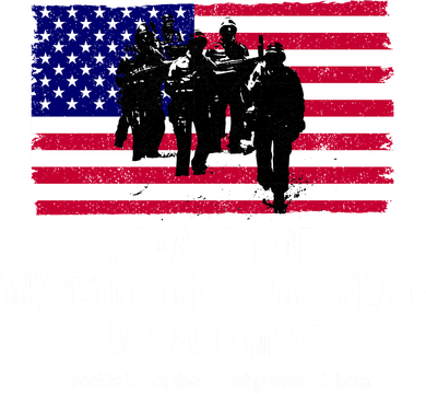I Stand For My Country Flag My Anthem Baby Bodysuit