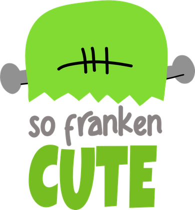 So Franken Cute Frankenstein Halloween Women's Sweatshirt