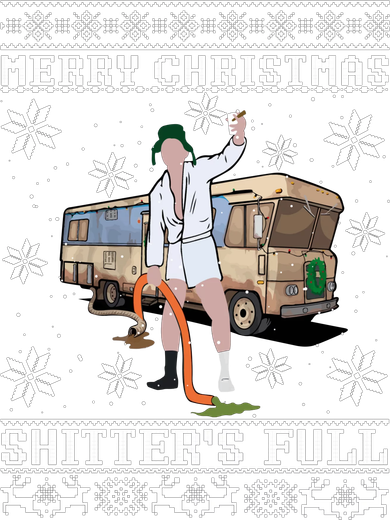 Shitters Full Christmas Ugly Christmas Vacation T-Shirt