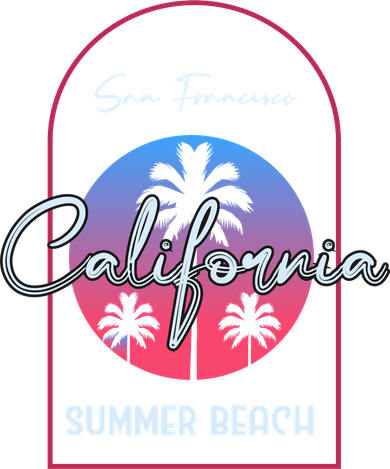 San Francisco California Summer Beach Doddie Hoodie