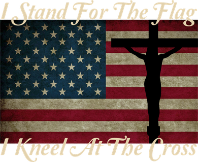 I Stand For The Flag And Kneel For The Cross Pajama Set