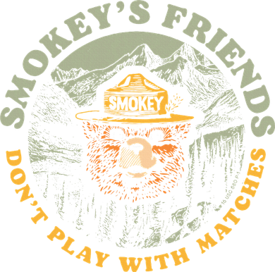 Smokeys Friends Dont Play With Matches Women's T-Shirt