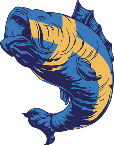 Swedish Flag Fish Hat