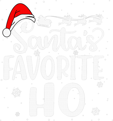 Santa's Favorite Ho Santa Hat Christmas Xmas Pajamas Gifts Tumbler