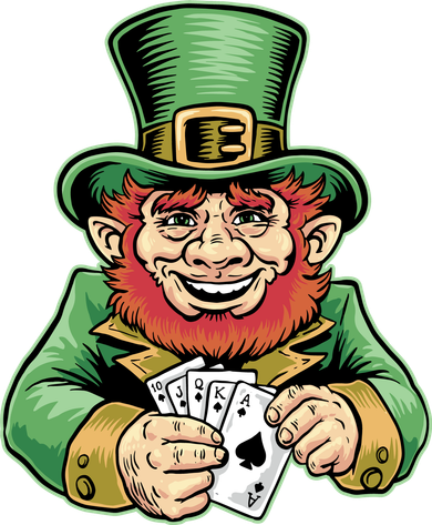 Straight Flush Poker Leprechaun Beanie