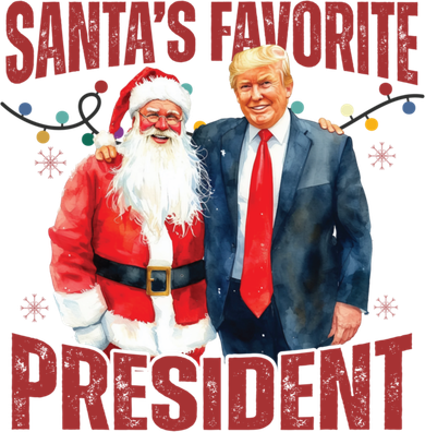 SantaS Favorite President Trump Christmas Santa Hat Coffee Mug