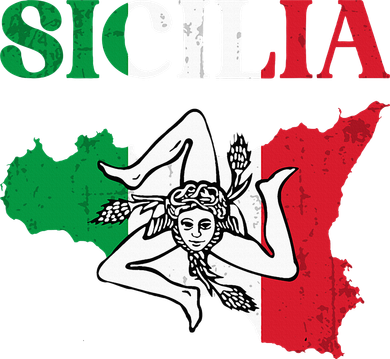Sicilia Flag Sicily Palermo Italy Polo