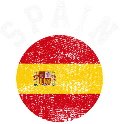 Spain Flag Vintage Golf Towel