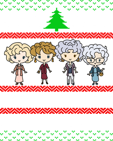 Stay Golden Ugly Christmas Kids Hoodie