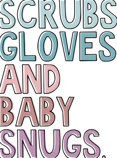Scrubs Gloves And Baby Snugs Women's T-Shirt