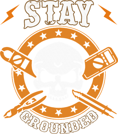 Stay Grounded Electric Electrical Electrician Women's Long Sleeve Shirt