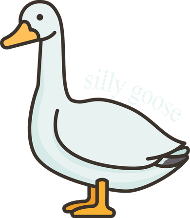 Silly Goose Funny Women's Sweatshirt