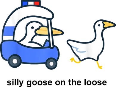 Silly Goose On The Loose Police Car And Duck Coffee Mug