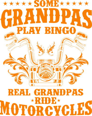 Some Grandpas Play Bingo Real Grandpas Ride Motorcycles Gift Beanie