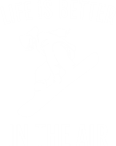 Snowboard Graphic Snowboarding Life Is Better In The Air Gift Women's Long Sleeve Shirt