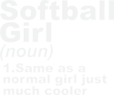 SOFTBALL GIRL Kids Sweatshirt