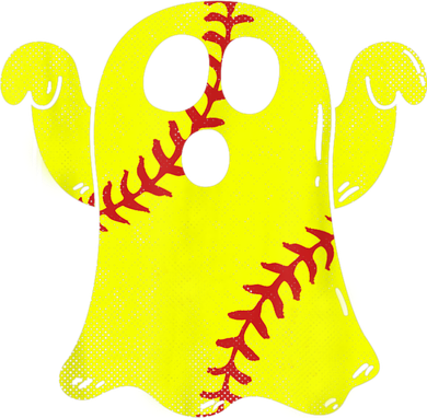 Softball Ghost Softball Lover Halloween Costume Kids Sweatshirt