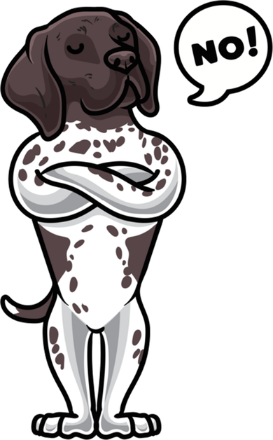 Stubborn German Shorthaired Pointer Dog Doddie Hoodie