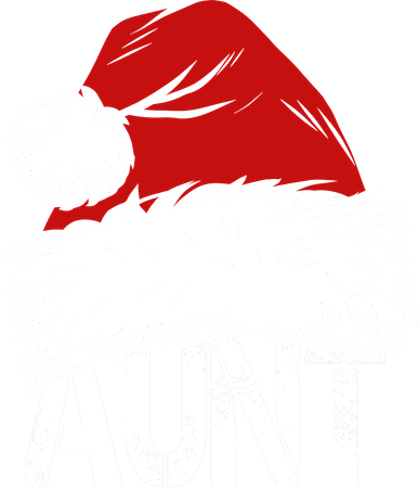 Christmas Hat Santa Aunt Magnet