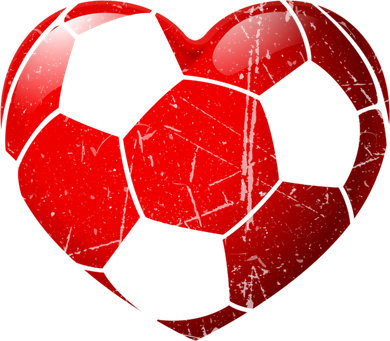 Soccer Heart Love Valentines Day Sport Player Boy Girls Cute Gift Santa Hat