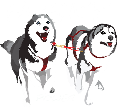 Siberian Husky Power Awesome Cute Husky Apron