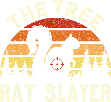 Squirrel Hunter The Tree Rat Slayer Retro Squirrel Hunting Hoodie