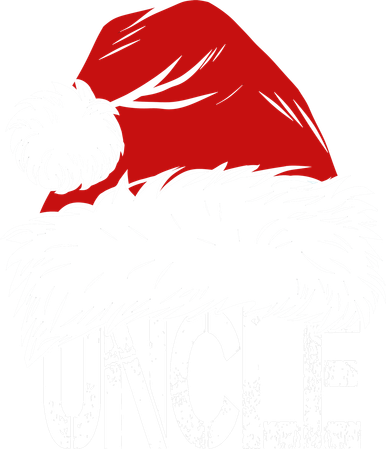 Christmas Santa Hat Uncle Magnet