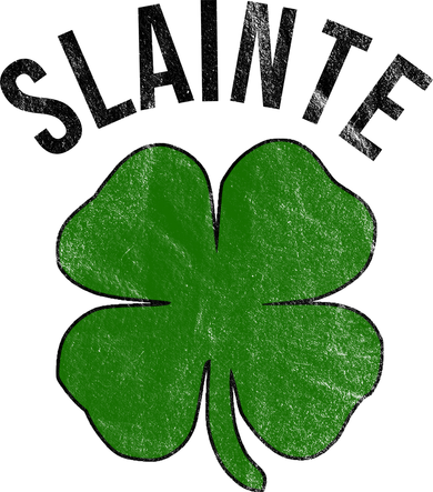 Slainte Irish Clover St Patrick's Day Toddler Sweatshirt