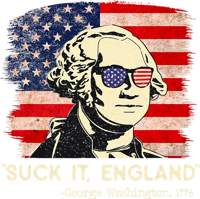 Suck It England Funny 4th Of July Funny George Washington Coaster